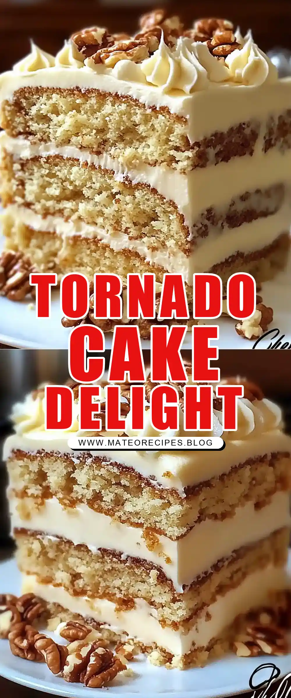 Pinterest pin (Design 1) for Texas Tornado Cake