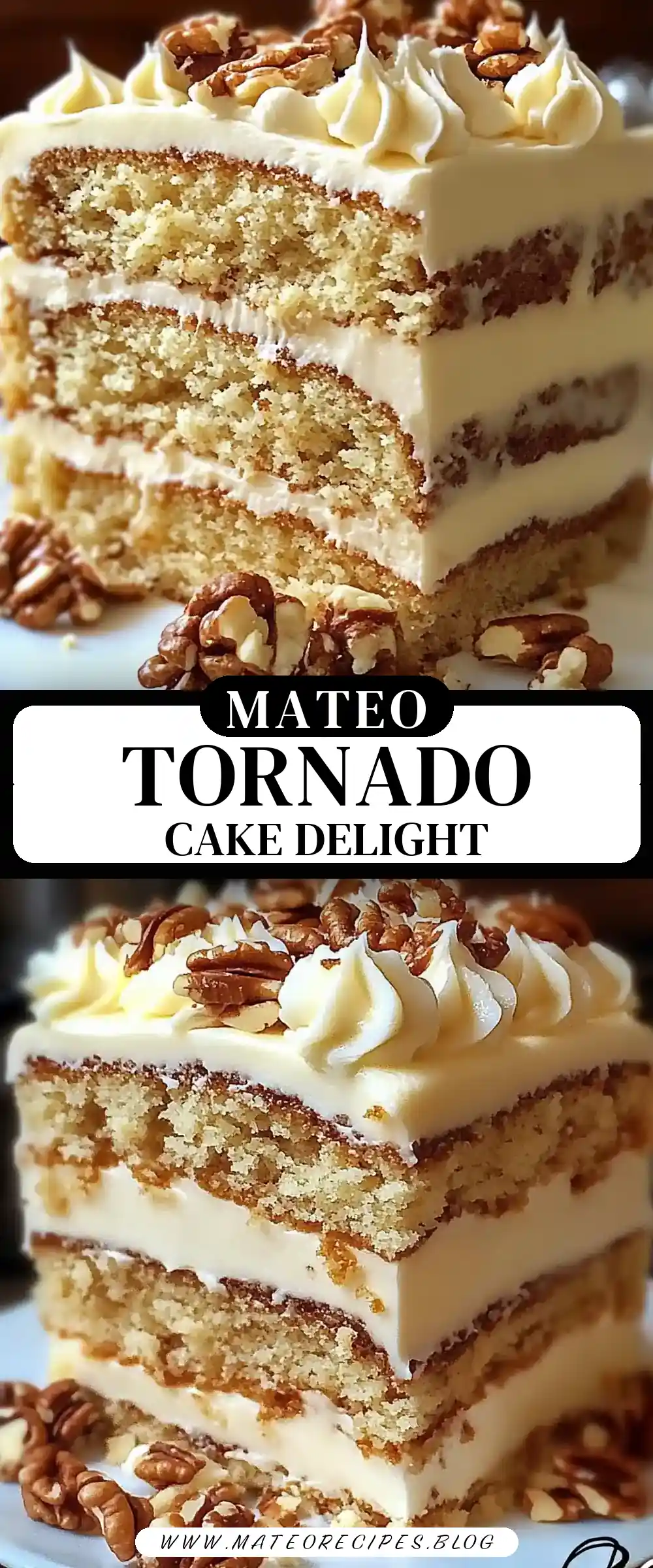 Pinterest pin (Design 3) for Texas Tornado Cake