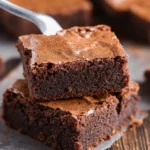 A delicious plate of The BEST Brownies