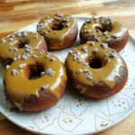 A delicious plate of Venison Donuts with Mustard Glaze 🍩🦌