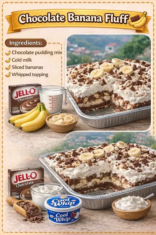 Chocolate Banana Fluff