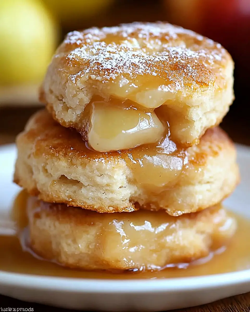 A delicious plate of Apple Pie Biscuits