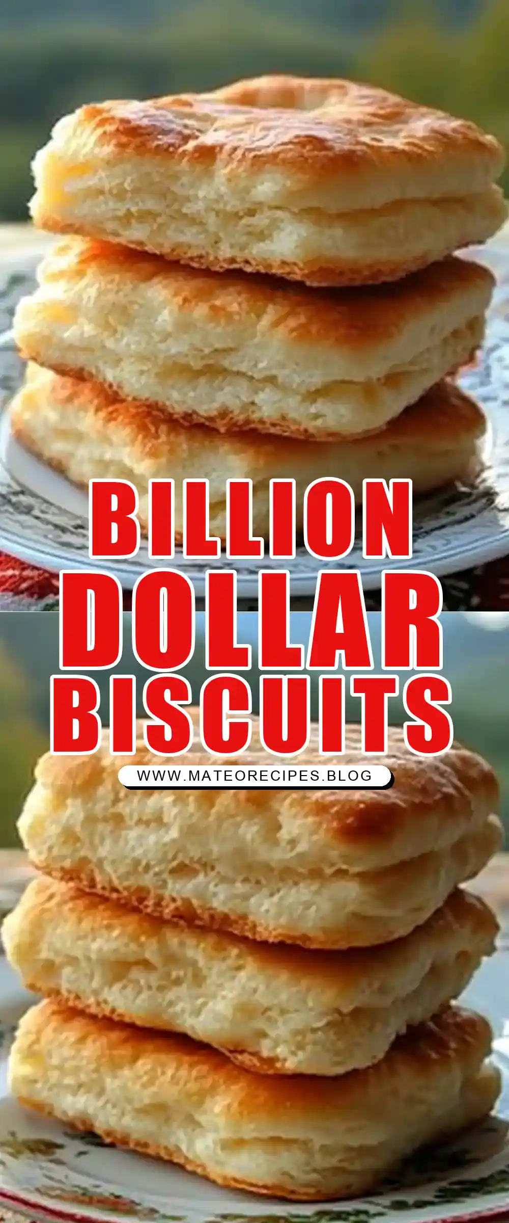 Pinterest pin (Design 1) for Billion Dollar Buttery Biscuits