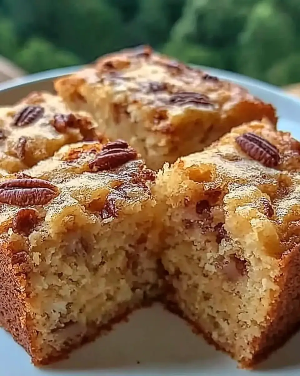 A delicious plate of Honey Butter Sweet Alabama Pecanbread 🍯🧈🌰