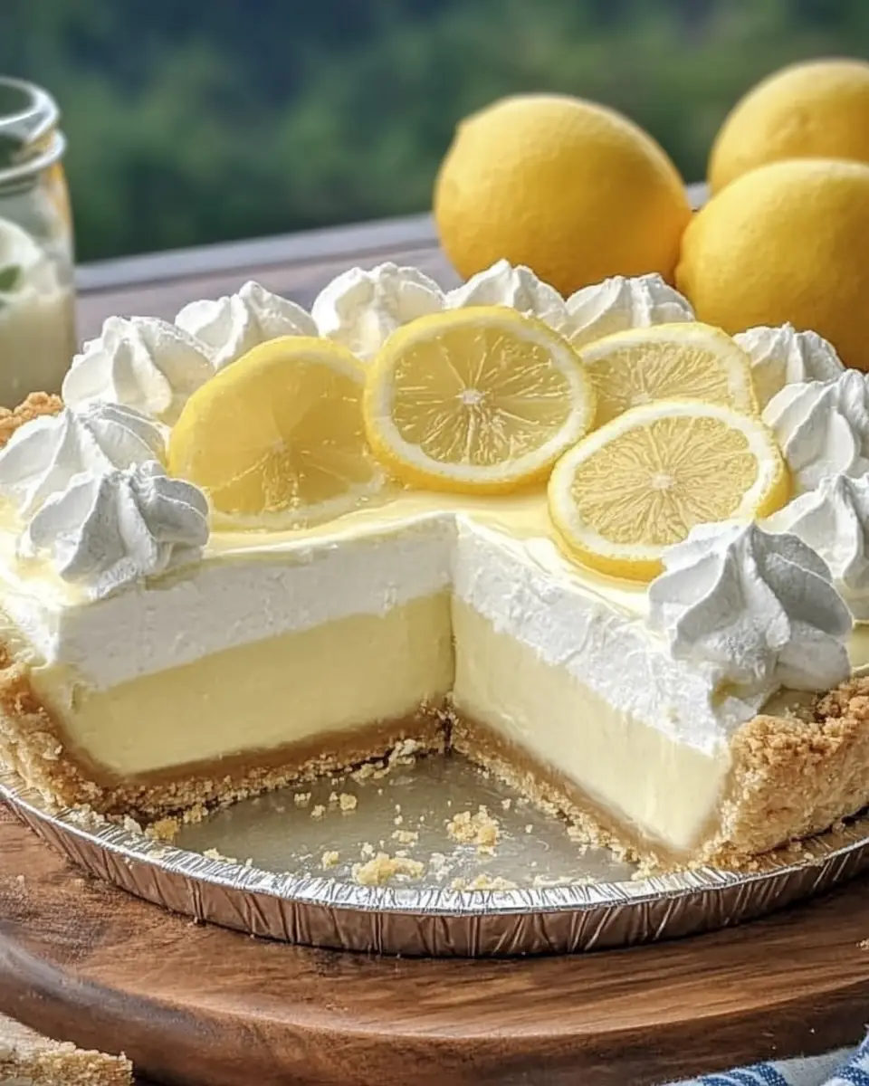 A delicious plate of Lemon Cream Icebox Pie š
