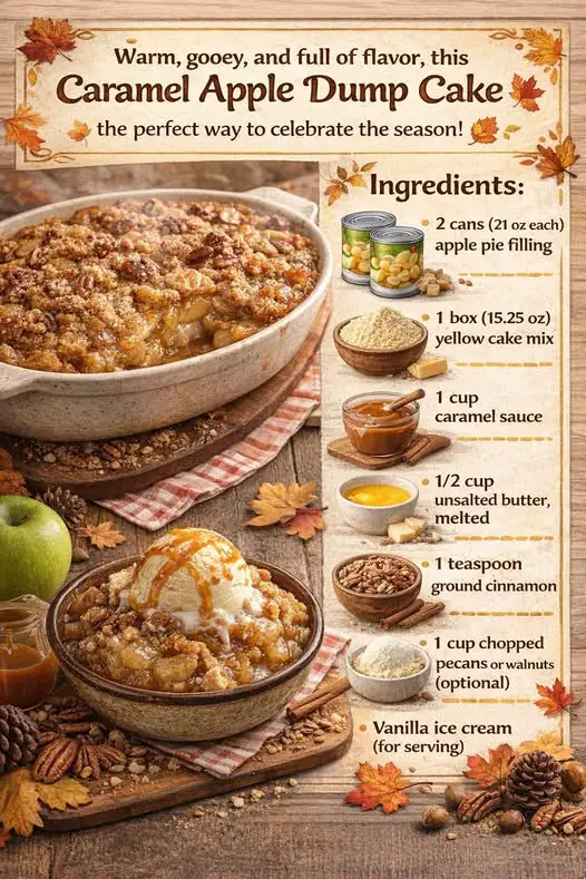 Caramel Apple Dump Cake