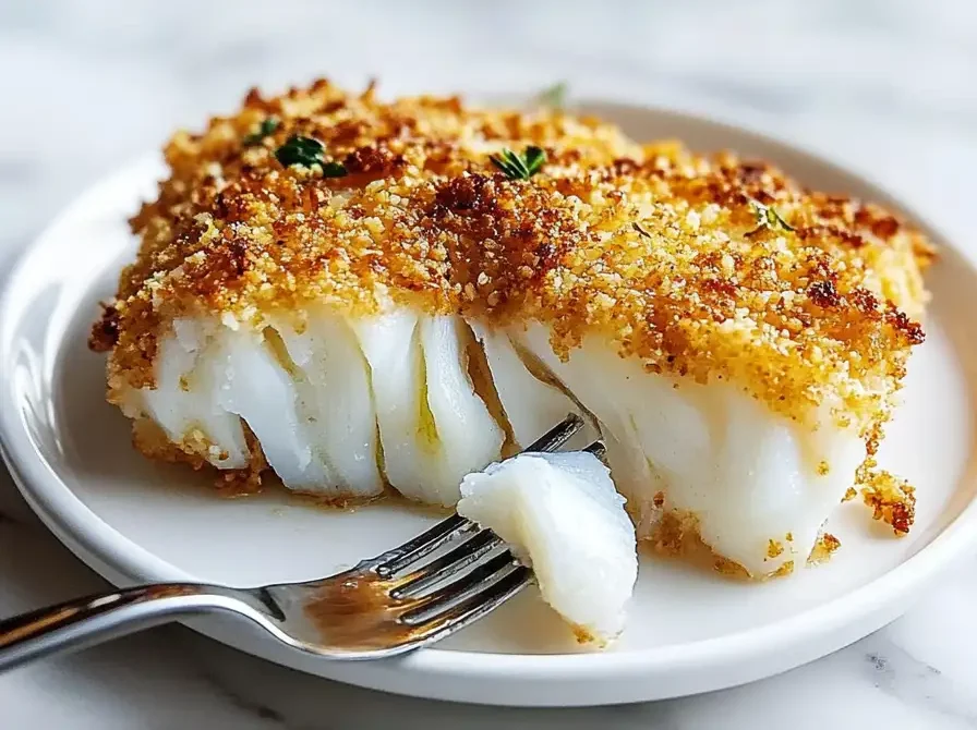 Crispy Air Fryer Parmesan Crusted Cod