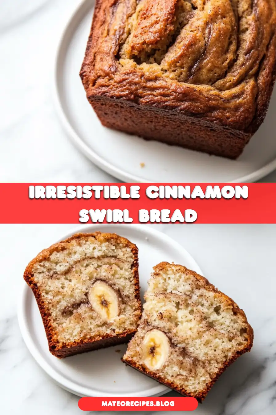 Classic Cinnamon Swirl Banana Bread