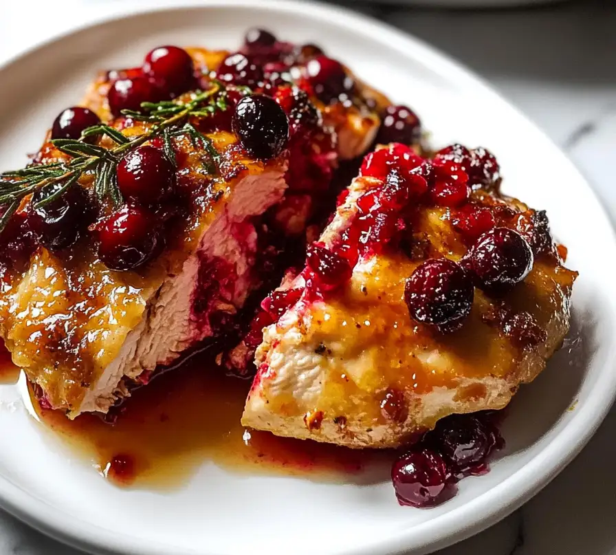 Holiday Cranberry Chicken Bake