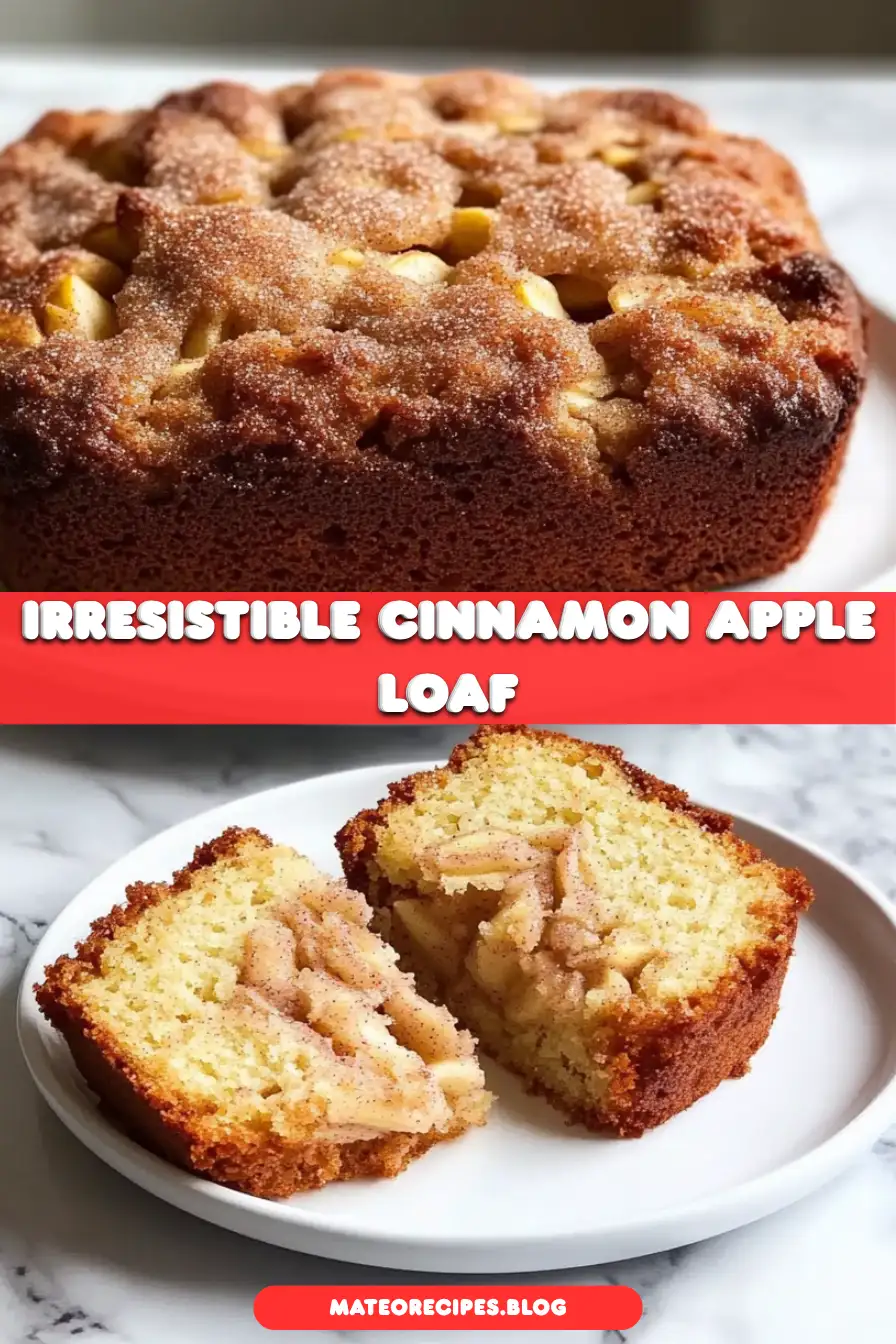 Cinnamon Sugar Apple Loaf