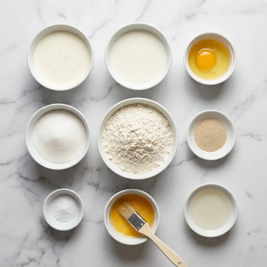 Ingredients for Milk Brioche: 12 Secrets to the World’s Softest Bread
