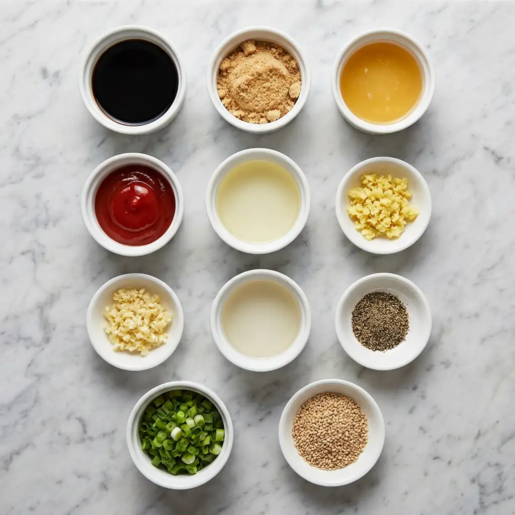 Ingredients for Hawaiian Huli Huli Chicken