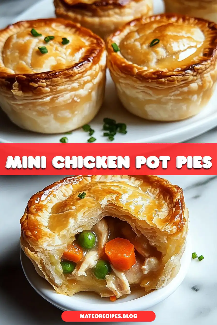 Homemade Mini Chicken Pot Pies