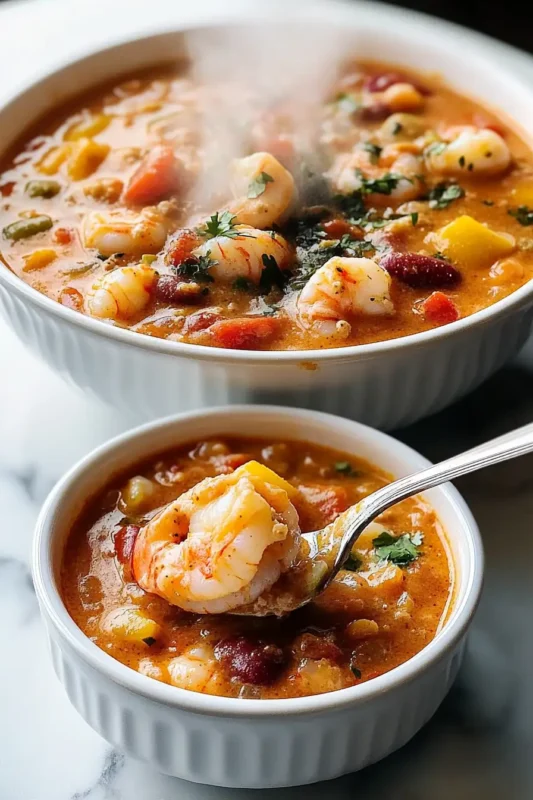 Creamy Seafood and Shrimp Chili
