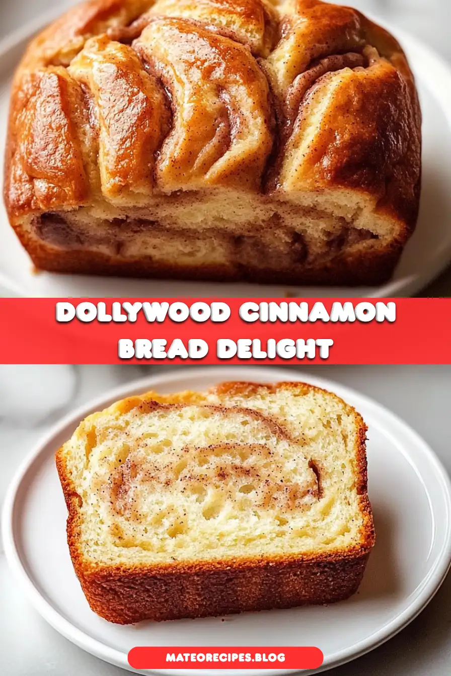 Dollywood Cinnamon Bread with Icing
