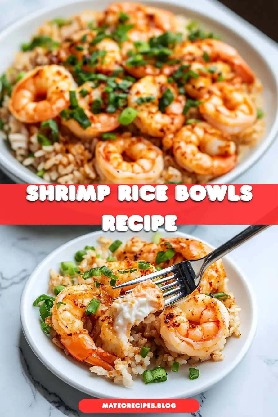 Shrimp Rice Bowls with Spicy Mayo