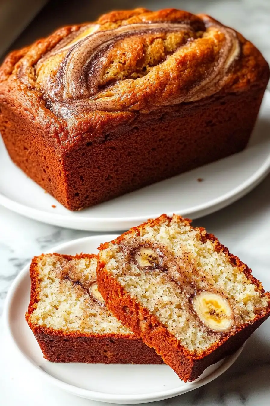 Cinnamon Swirl Banana Bread