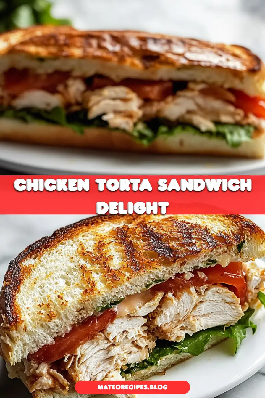 Chicken Torta Sandwich