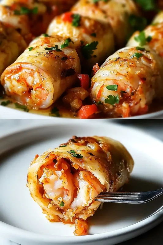 Shrimp-Crab Fajita Roll-Up Bombs