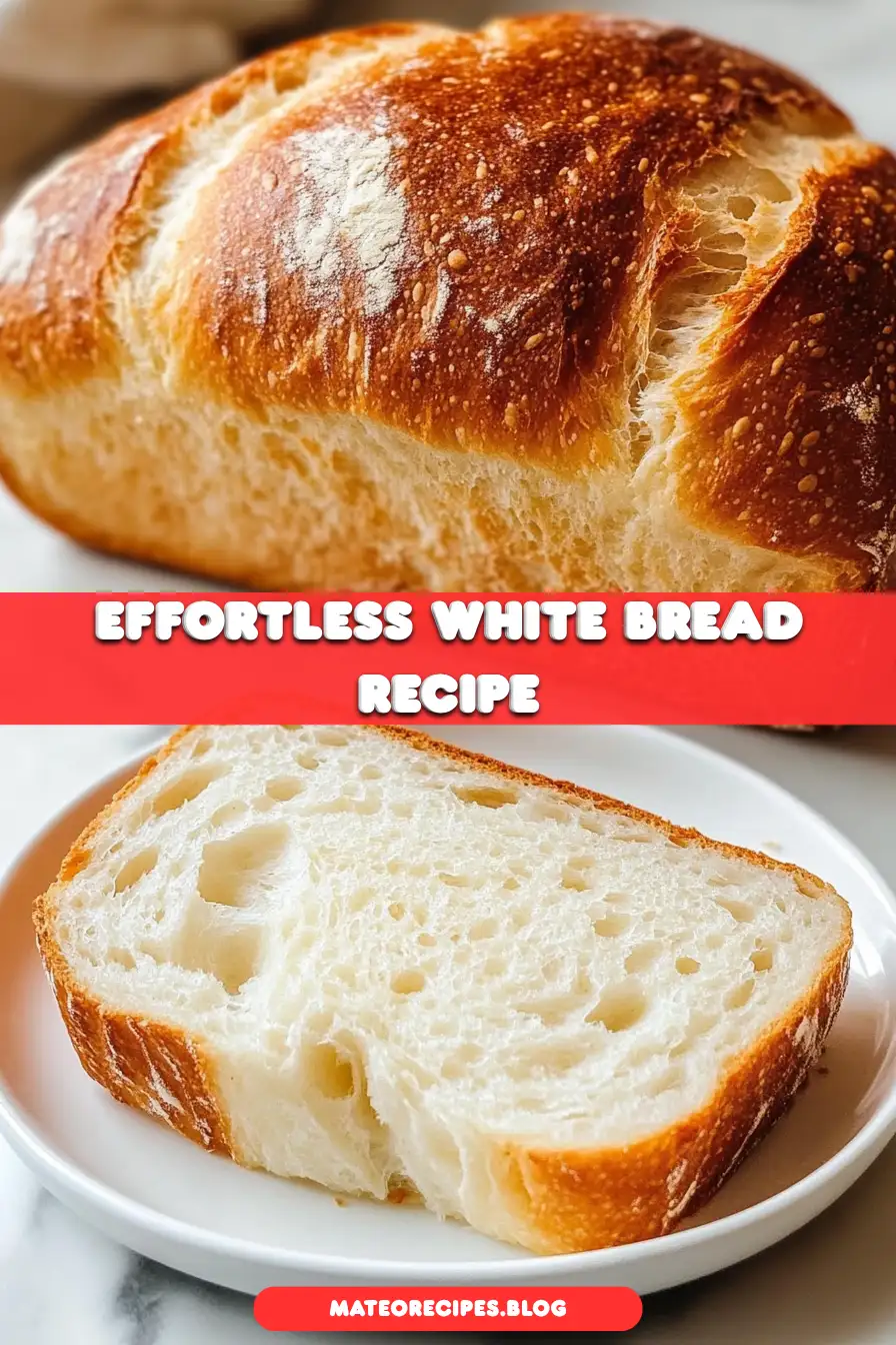 Easy Homemade White Bread