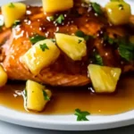 Honey Pineapple Glazed Salmon