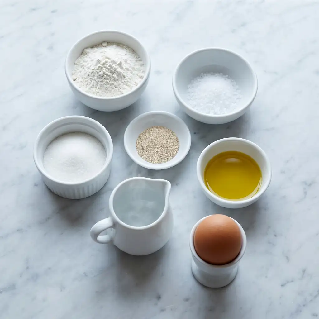 Ingredients for Crusty Mini Baguettes