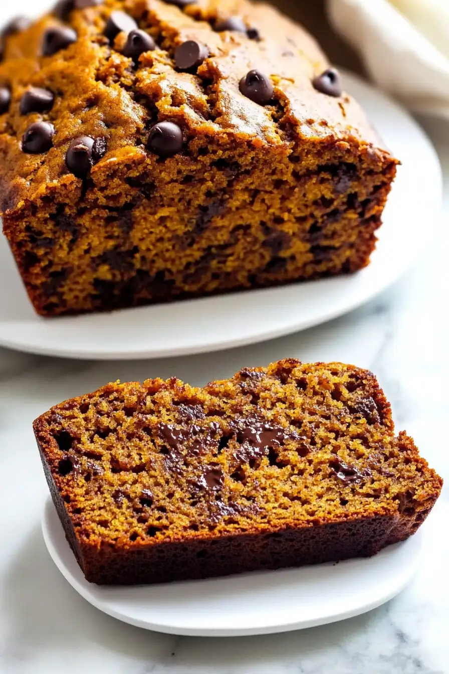 Banana Chocolate Chip Pumpkin Bread