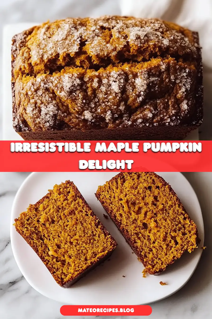 Maple Pumpkin Bread