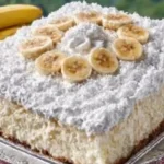 A delicious plate of 4-Ingredient Banana Angel Cloud Cake