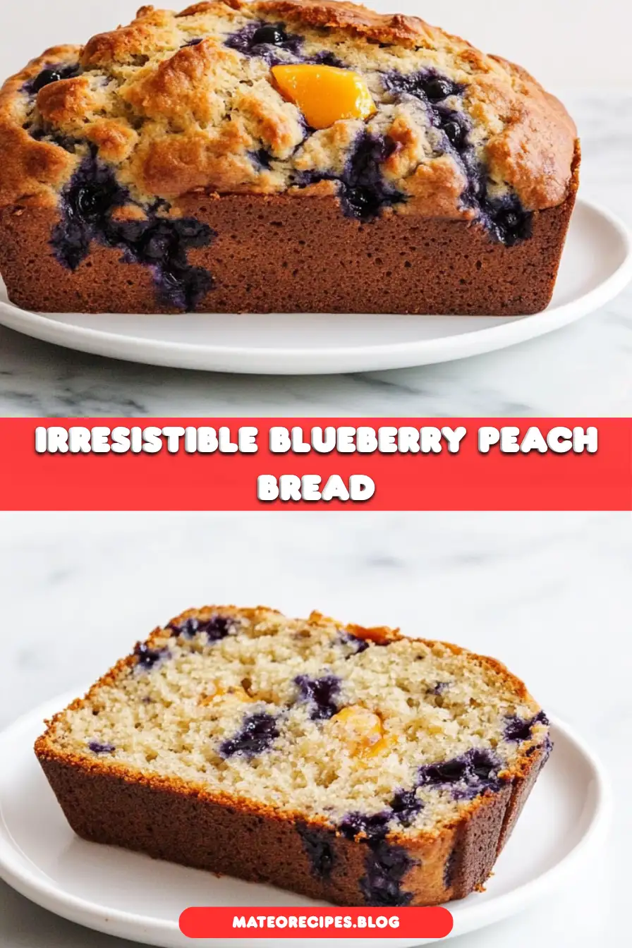 Blueberry Peach Bread That Steals The Show