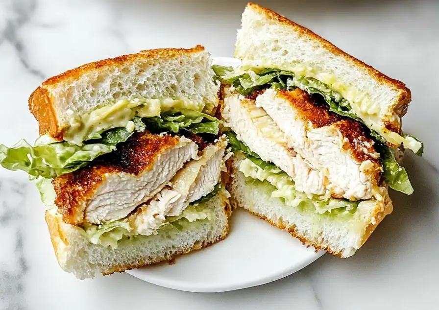 Chicken Caesar Sandwiches