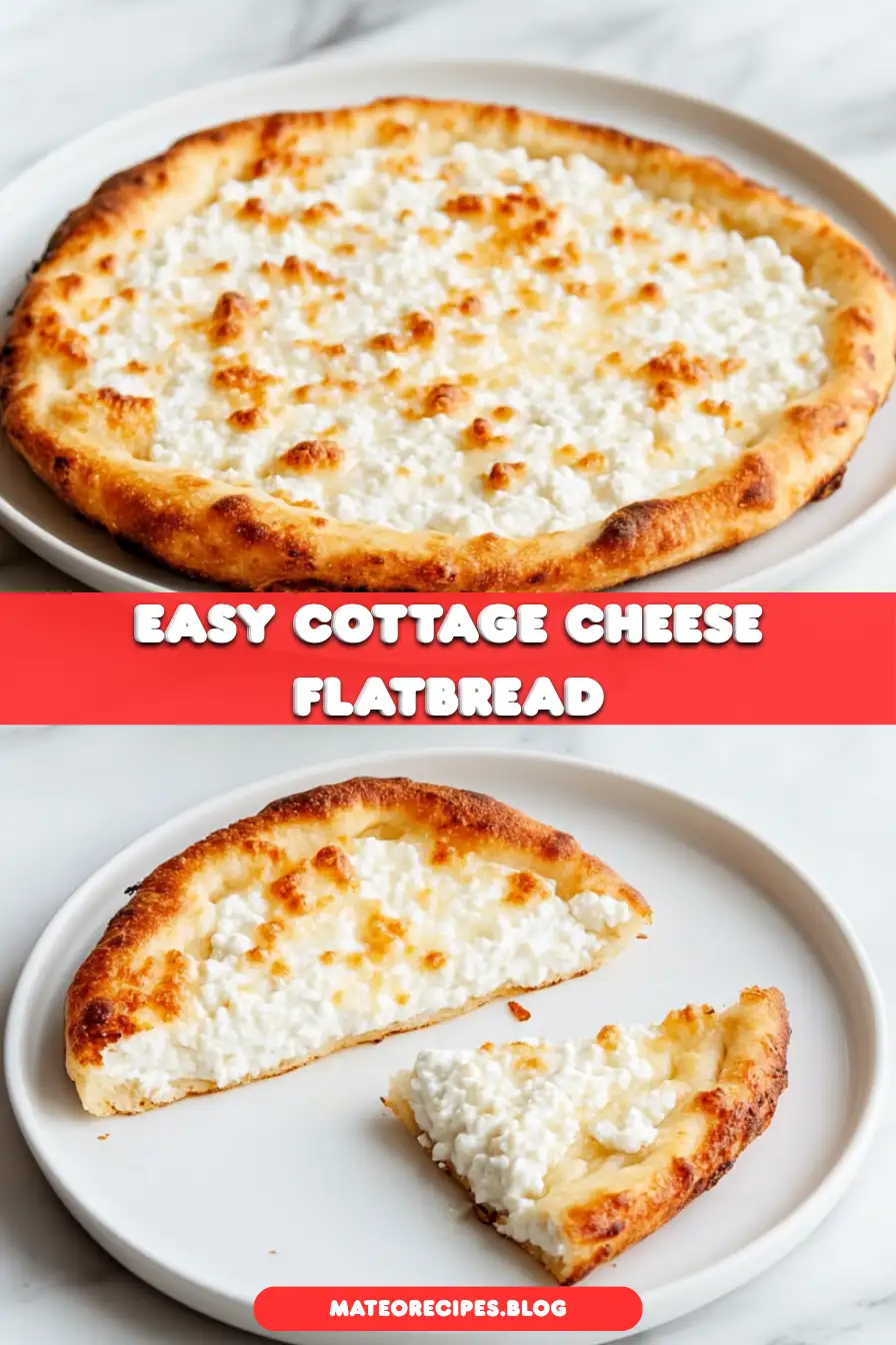 Incredibly Easy 2-Ingredient Cottage Cheese Flatbread Recipe