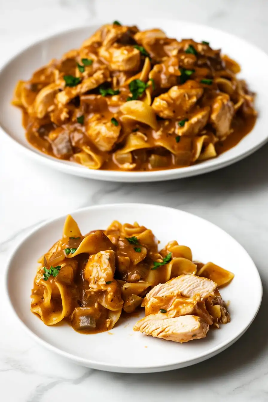 Rich Chicken Stroganoff