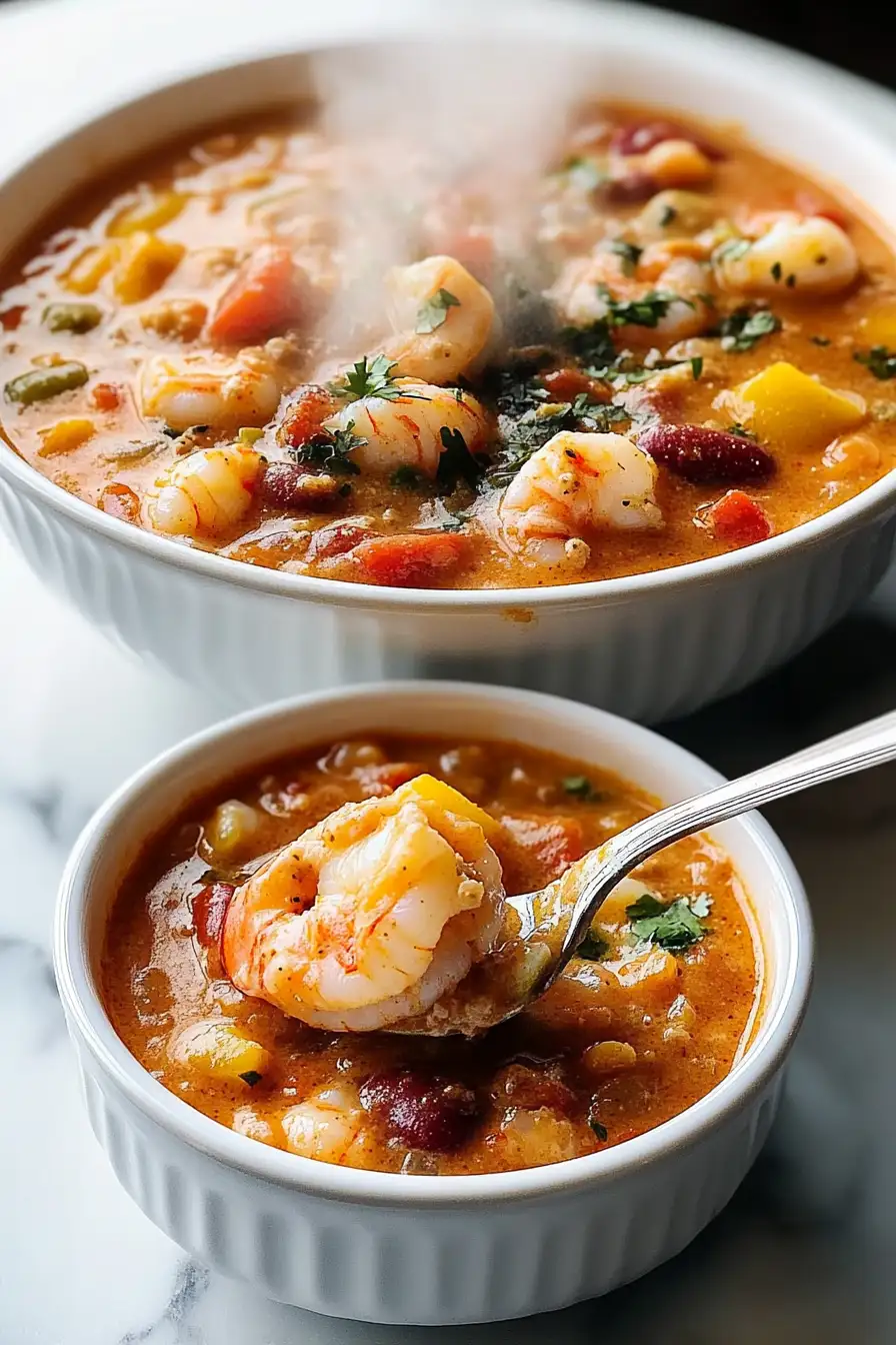 Creamy Seafood and Shrimp Chili