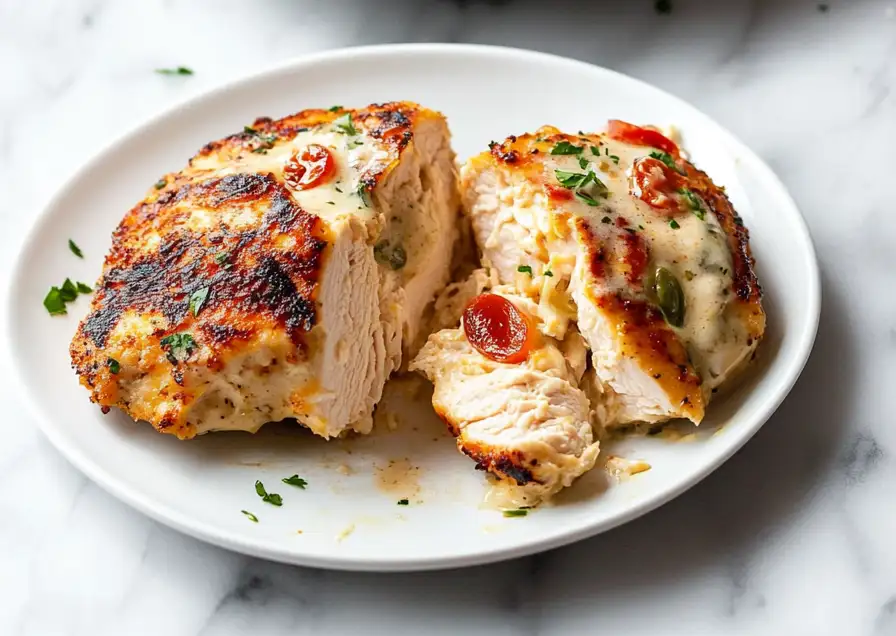 Creamy Pepperoncini Chicken Skillet