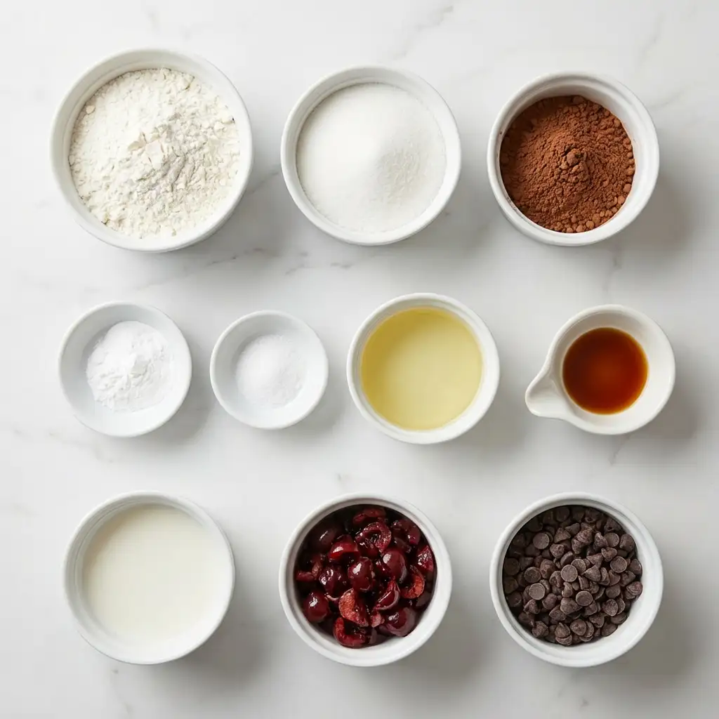 Ingredients for Cherry Chocolate Delight Bread