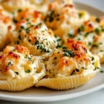 Creamy Seafood Stuffed Shells