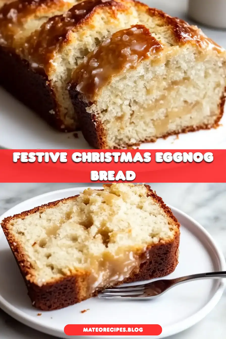 Christmas Eggnog Bread