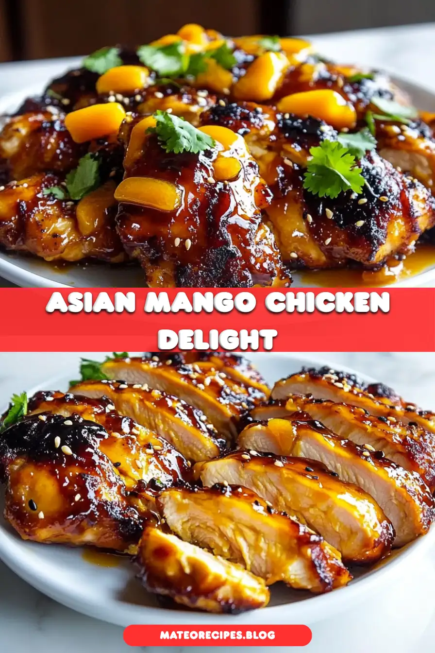 Asian Mango Glazed Chicken