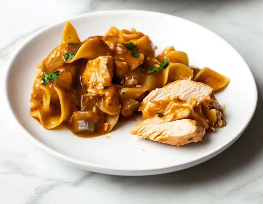 Rich Chicken Stroganoff