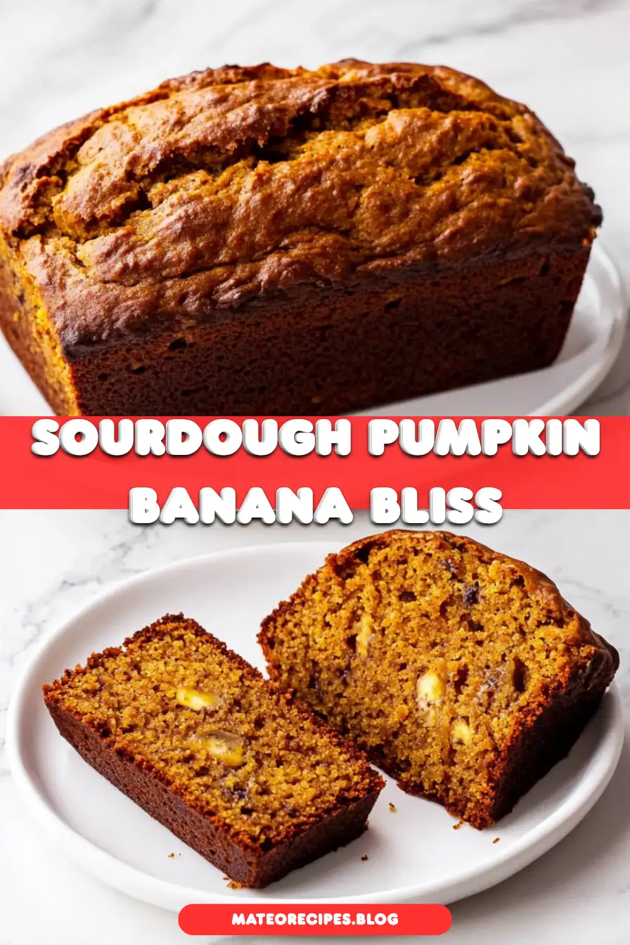 Sourdough Pumpkin Banana Bread