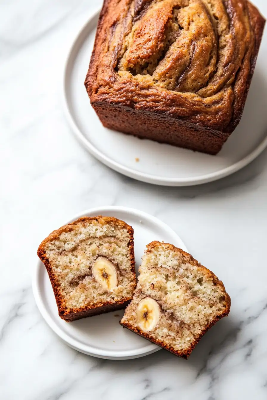 Classic Cinnamon Swirl Banana Bread