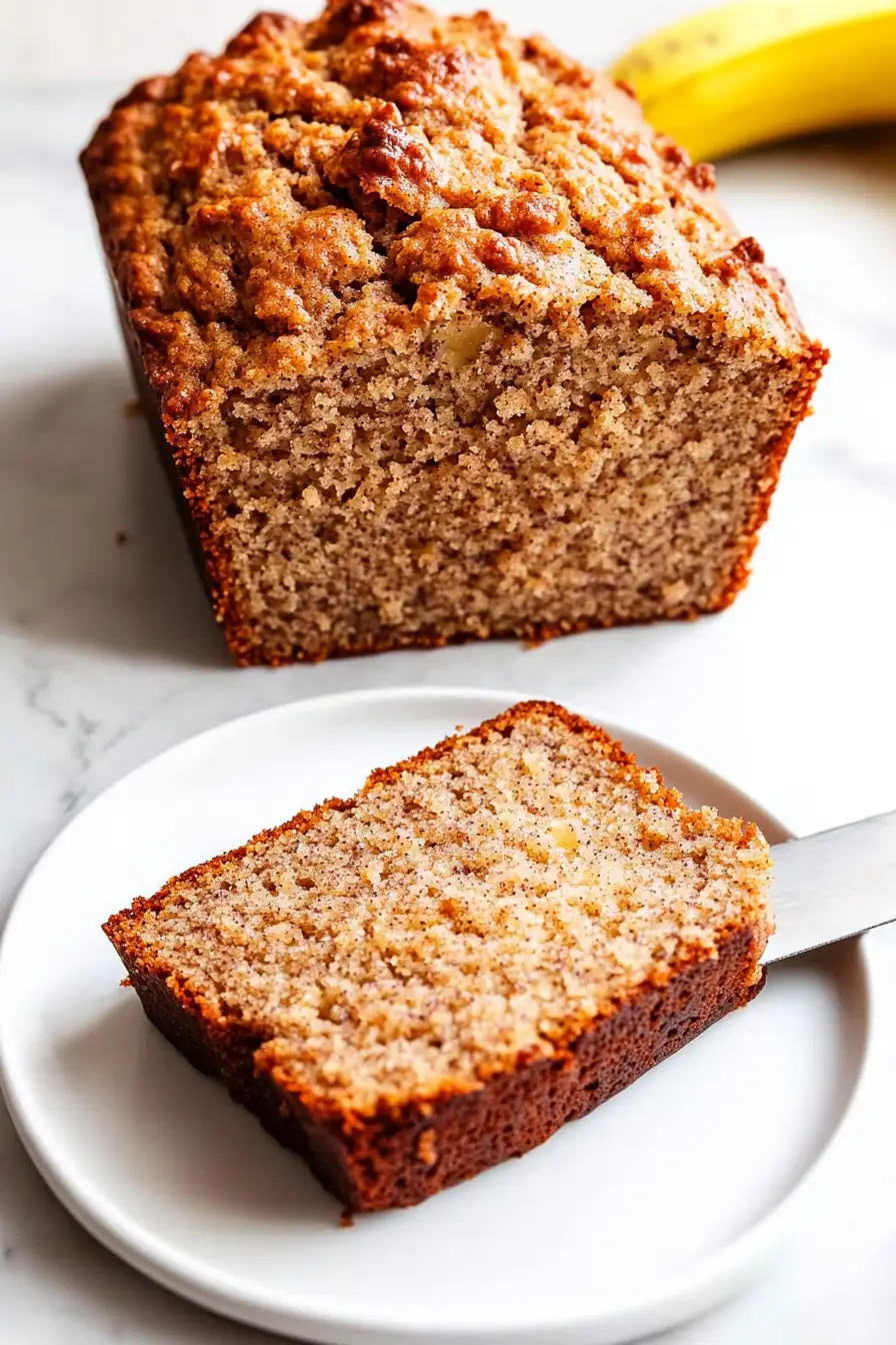 Whole Wheat Cinnamon Crunch Banana Bread