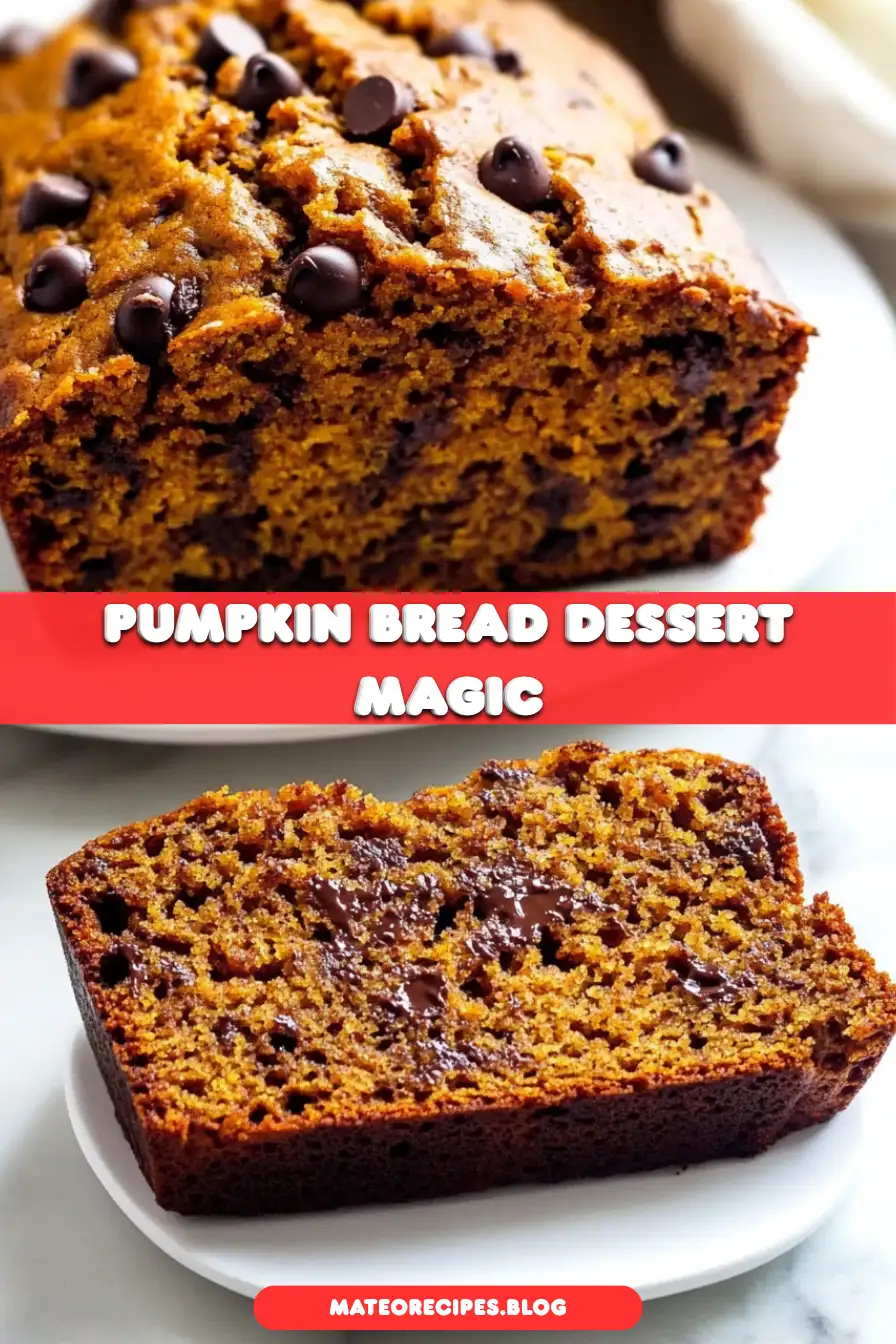 Banana Chocolate Chip Pumpkin Bread