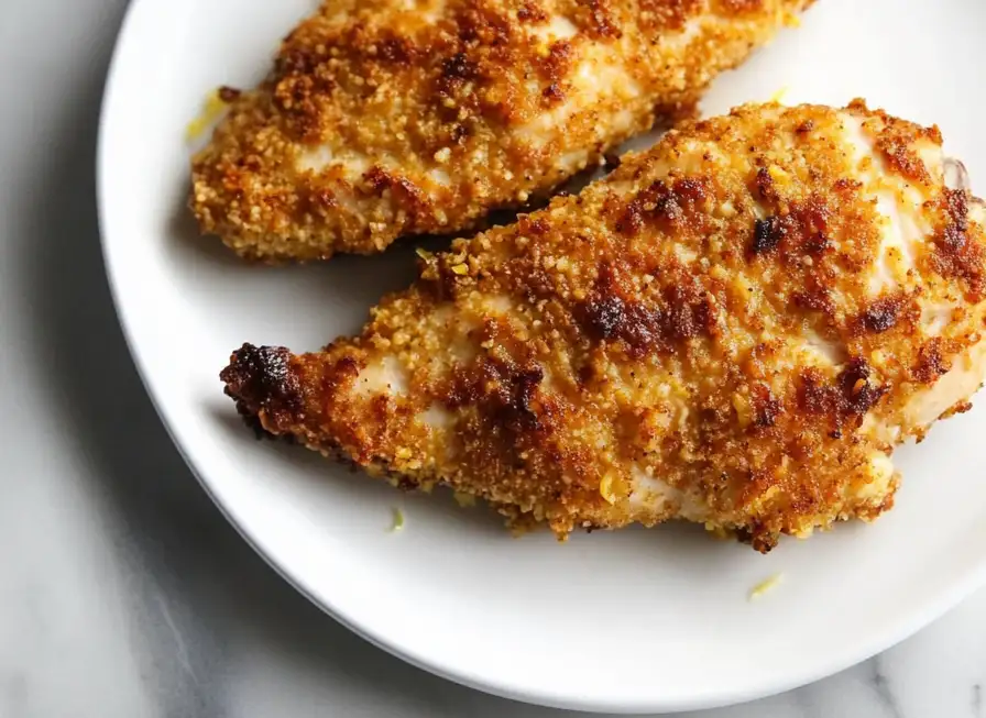 Lemon Pecorino Crusted Chicken
