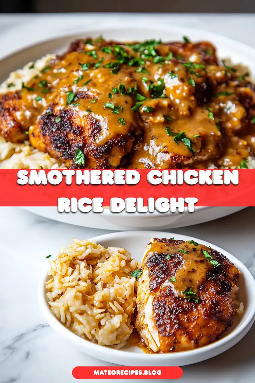 Smothered Chicken and Rice