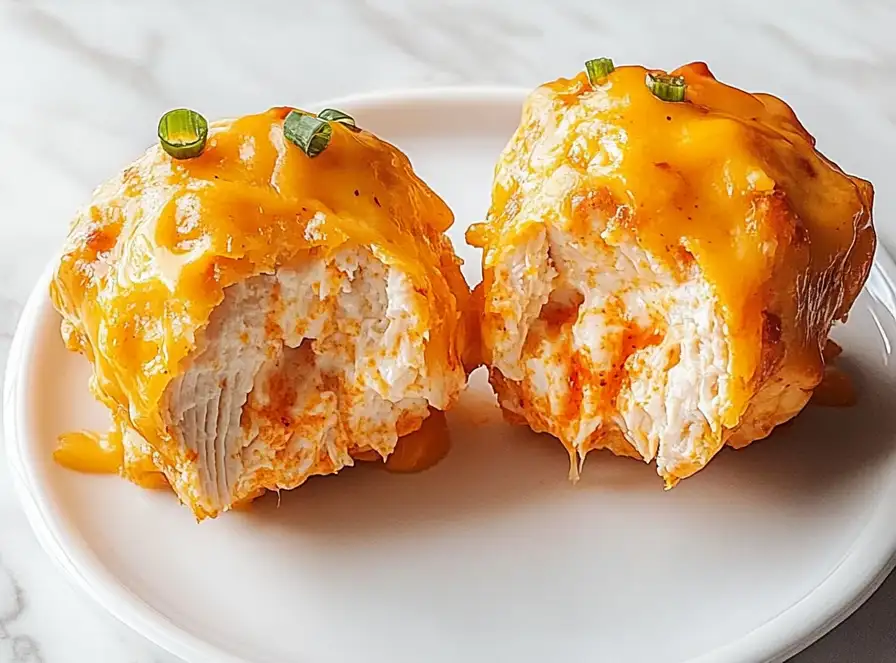 Cheesy Buffalo Ranch Chicken Bombs