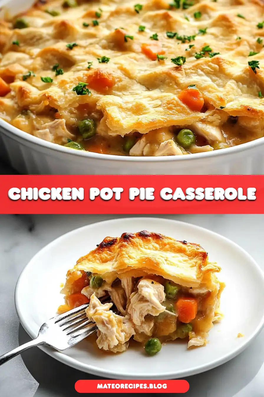 Chicken Pot Pie Casserole