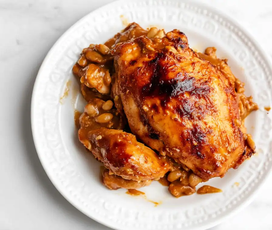 Slow Cooker Peanut Chicken