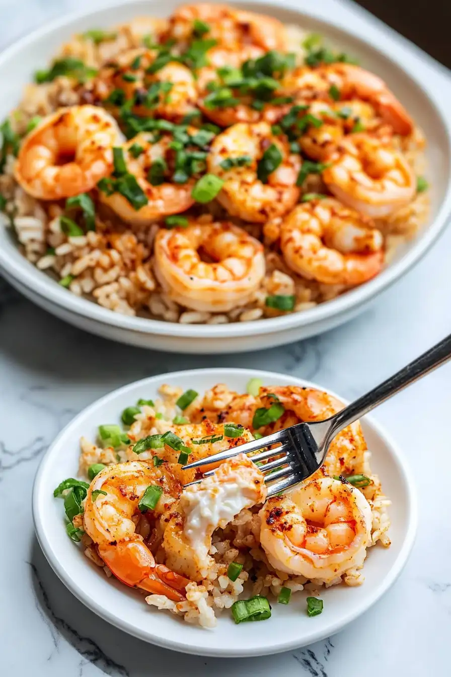 Shrimp Rice Bowls with Spicy Mayo